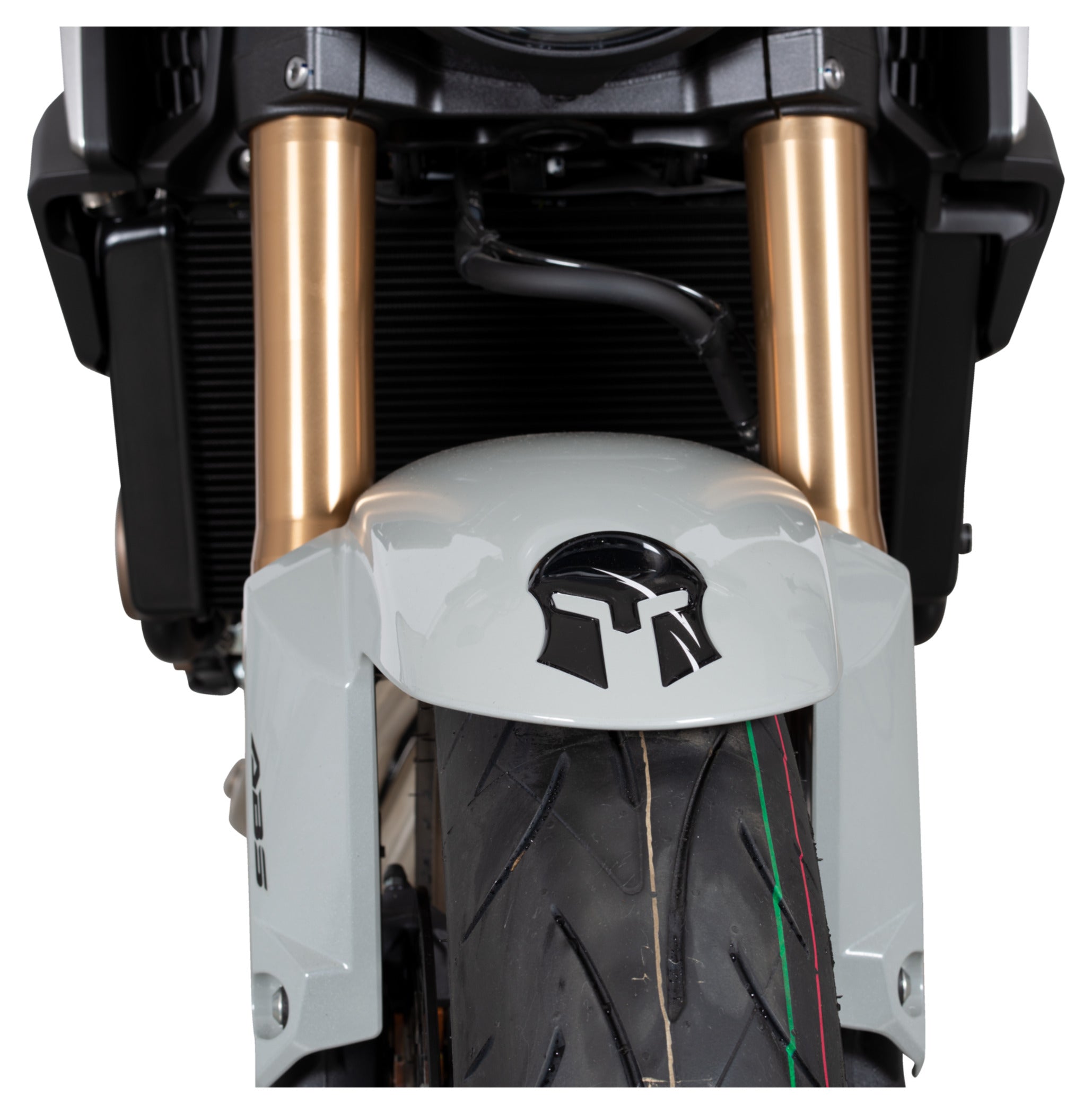 Autocolant 3D "Spartan" Louis - Design Negru cu Accente Albe