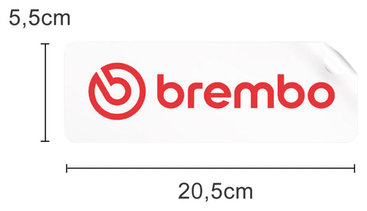 Autocolant Brembo Mare - Design Sportiv pentru Motocicletă