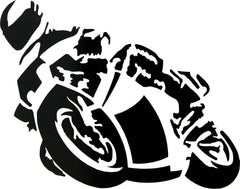 Autocolant "Motociclist" Louis - Rezistent și Personalizabil