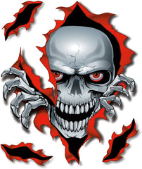 Autocolant "Totenkopf" Lethal Threat - Calitate Premium, Design Iconic