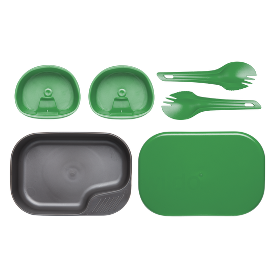 Set Veselă Camping Wildo Camp-A-Box DUO® Light Green BPA Free