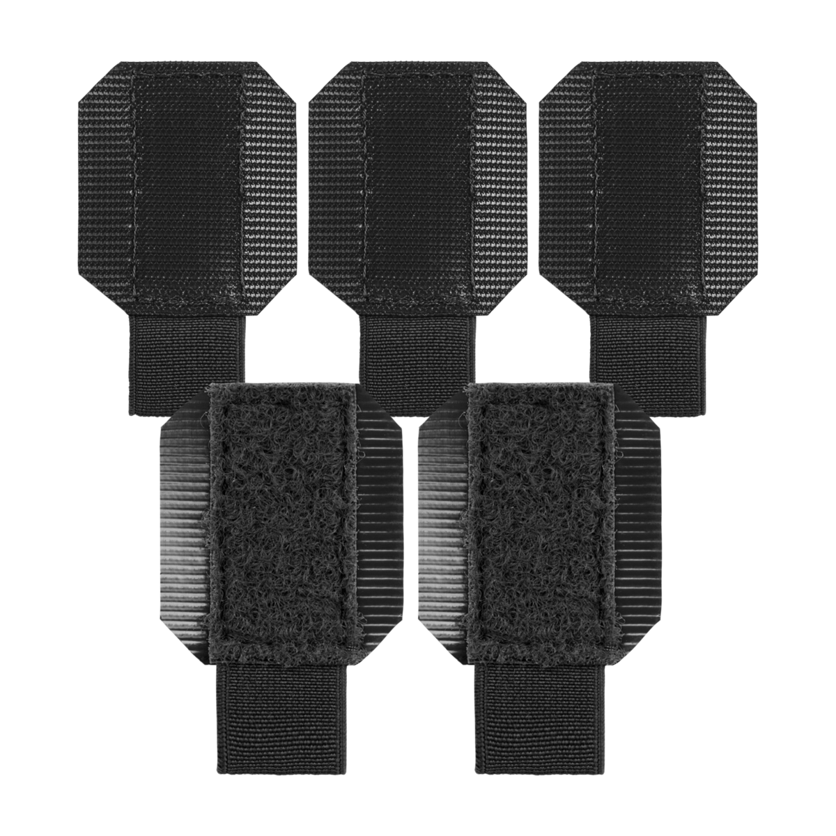 Suport Cătușe Helikon-Tex Flex Cuff Loops Negru, Prindere Velcro