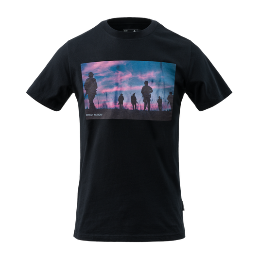 Tricou Helikon-Tex DA Sunset Bumbac Negru
