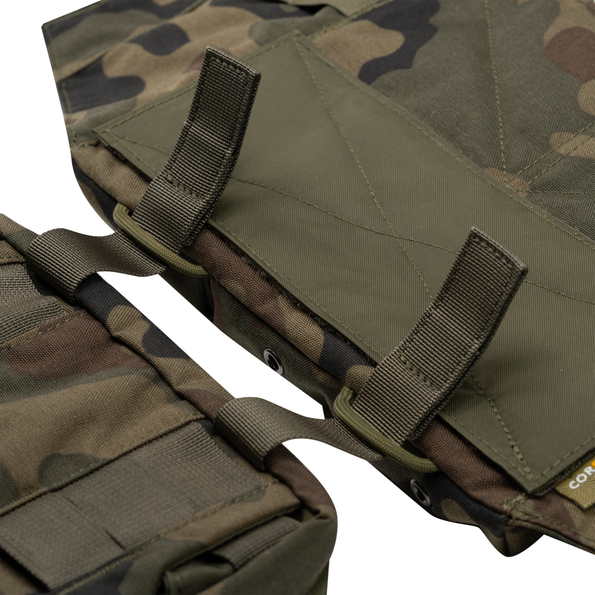 Chest Rig Chicom Helikon-Tex Woodland – Cordura 500D, 3 Buzunare Încărcătoare - poza 10
