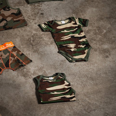Baby Romper Zonder Mouw Woodland - Confort Tactic pentru Cei Mici