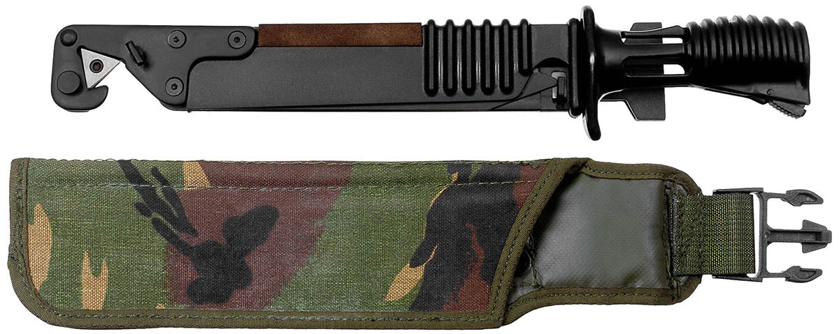 Baionetă Brit. SA80 DPM Camo MFH - Tăietor Sârmă, Ferăstrău
