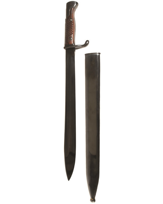 Baionetă Mil-Tec Germană 98/05 Replică – Lamă 36,5 cm, Mâner Lemn