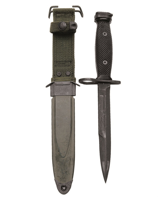 Baionetă Mil-Tec US M7 Replică cu Teacă M8A1 – Lamă 17 cm, Mâner din Bachelită