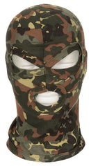 Balaclava 3 Găuri Subțire Flecktarn MFH - 100% Bumbac, Ușoară