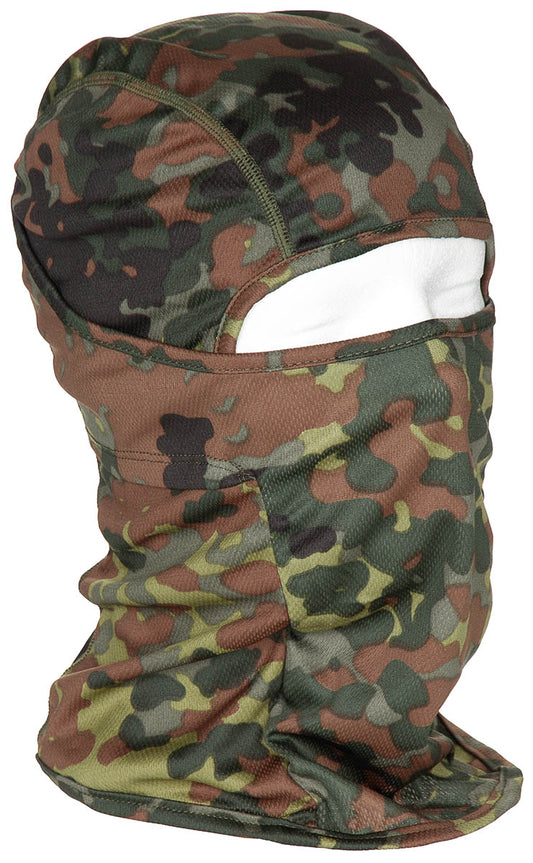 Balaclava Mission 1-Loch BW Camo MFH - Respirabil, Mărime universală