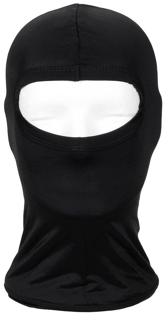 Balaclava Subțire 1 Orificiu Negru MFH - 100% Elasthan, Ușoară