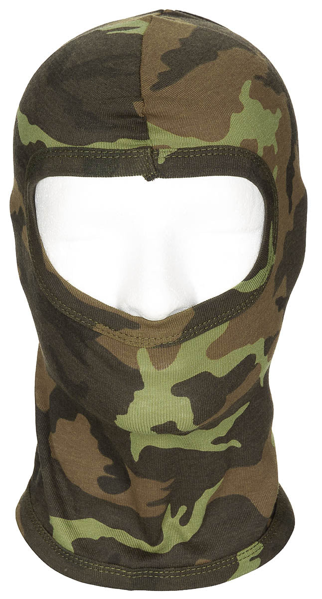 Balaclava Usoara M 95 CZ camo MFH - Bumbac 100%, Material Elastic