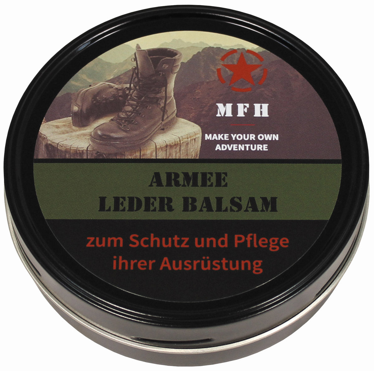 Balsam Piele "Army" Incolor MFH - Hidrofug, Piele & Membrane