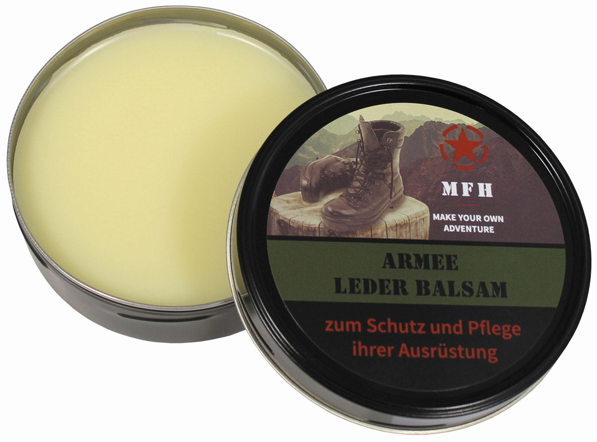 Balsam Piele "Army" Incolor MFH - Hidrofug, Piele & Membrane