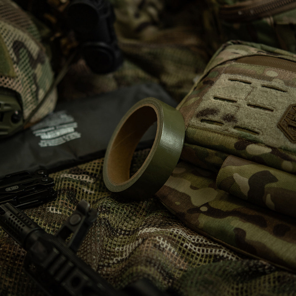 Bandă Adezivă M-Tac Reinforced Tape 25mm - Olive, Universală
