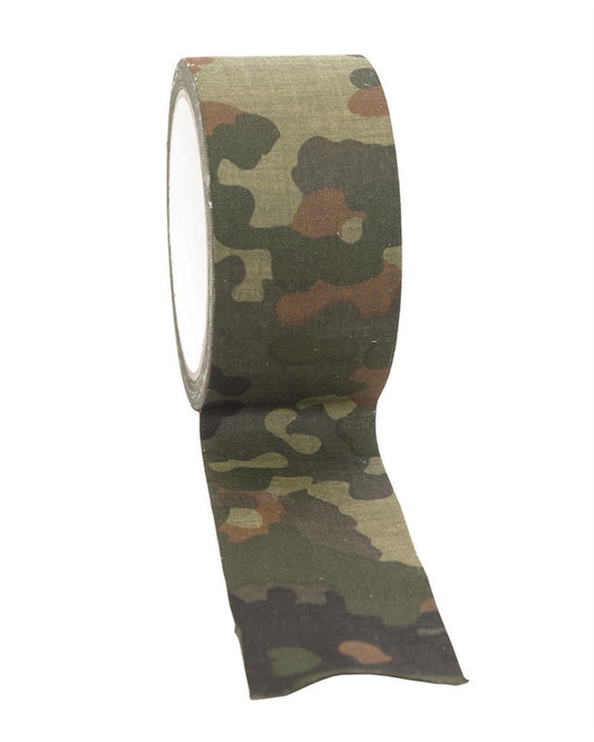 Bandă Adezivă Textilă Mil-Tec – 5 cm x 10 m, Bumbac, Flectar