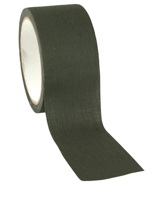 Bandă Adezivă Textilă Mil-Tec – 5 cm x 10 m, Bumbac, Oliv