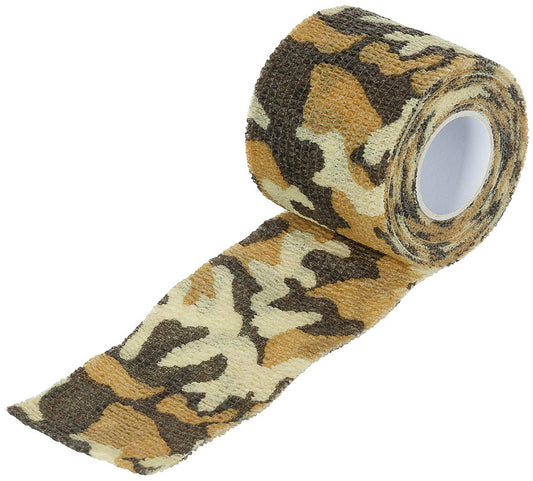 Bandă camuflaj autoadezivă Desert MFH - Elastică, Aderență excelentă