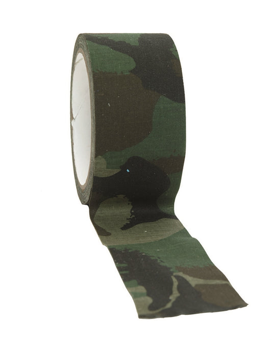 Bandă de Camuflaj Mil-Tec – 10 m x 5 cm, Woodland
