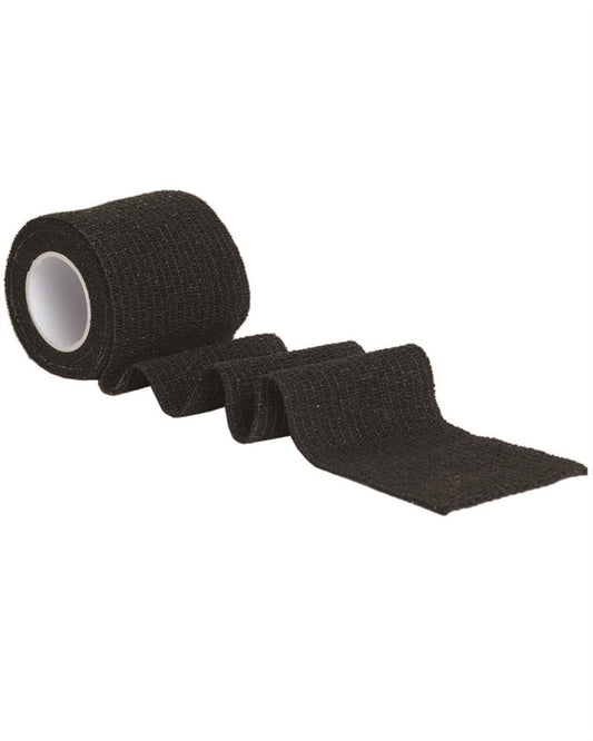Bandă Elastică Autoadezivă Mil-Tec – 50 mm x 4,5 m, Neagră