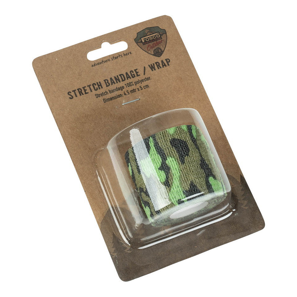 Bandaj Elastic / Wrap FOSCO Jungle Camo - Suport Rapid în Orice Situație
