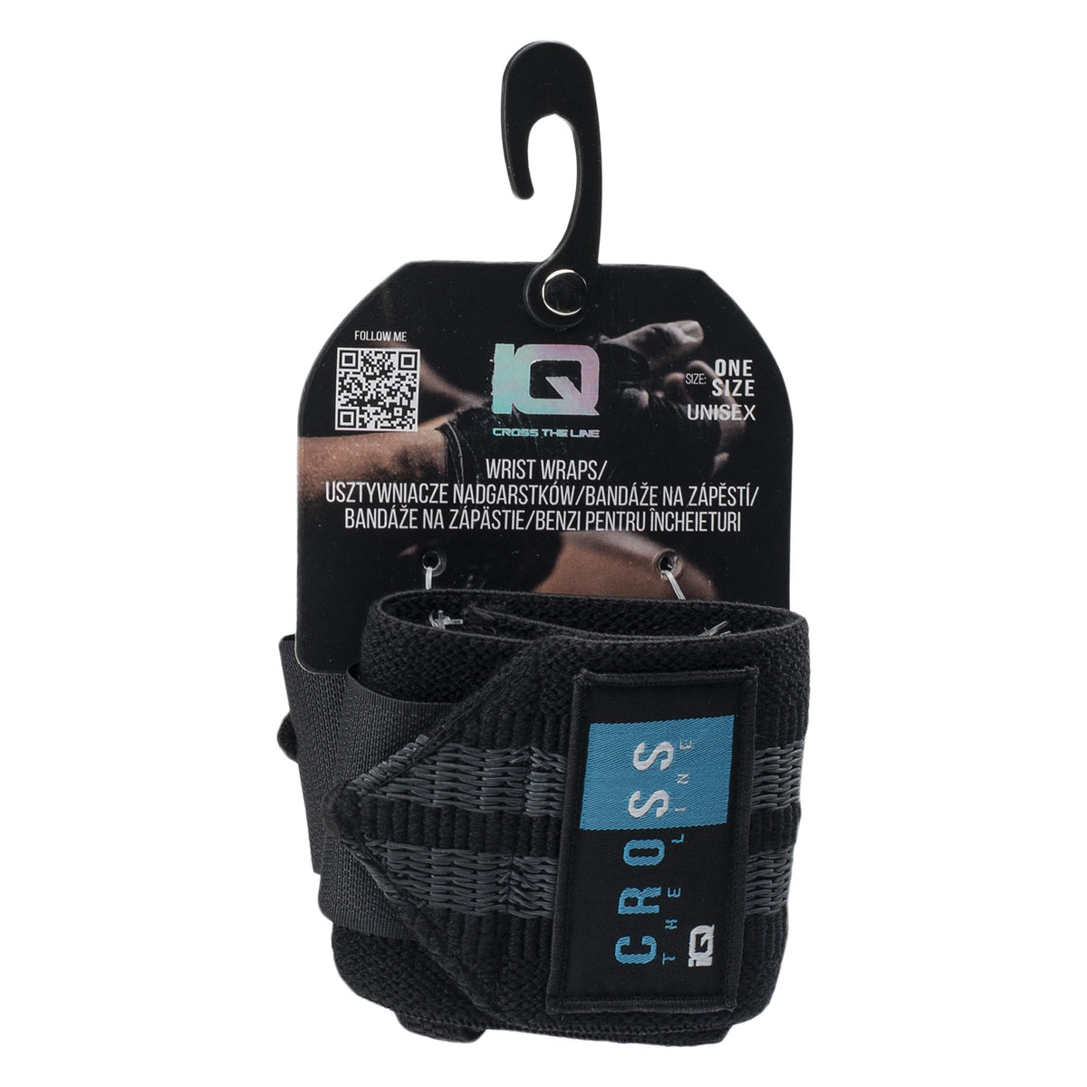 Bandaj Suport Încheietură WHISTER II IQ CROSS THE LINE - Unic, Bumbac - 1