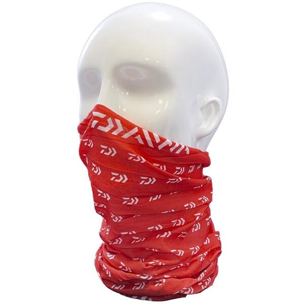Bandană Buff DAIWA Red/White - Protecție Solară, Versatilă - 1