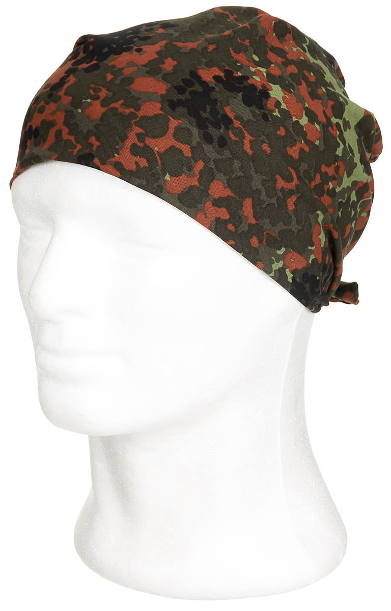 Bandana Camuflaj Flecktarn BW Camo MFH - 100% Bumbac, 55x55cm