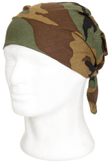 Bandană clasică Camuflaj Woodland MFH - 100% Bumbac, 55x55 cm