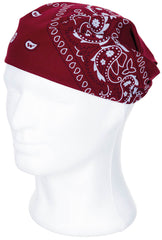 Bandană Clasică Paisley Burgund MFH - 100% Bumbac, 55x55 cm