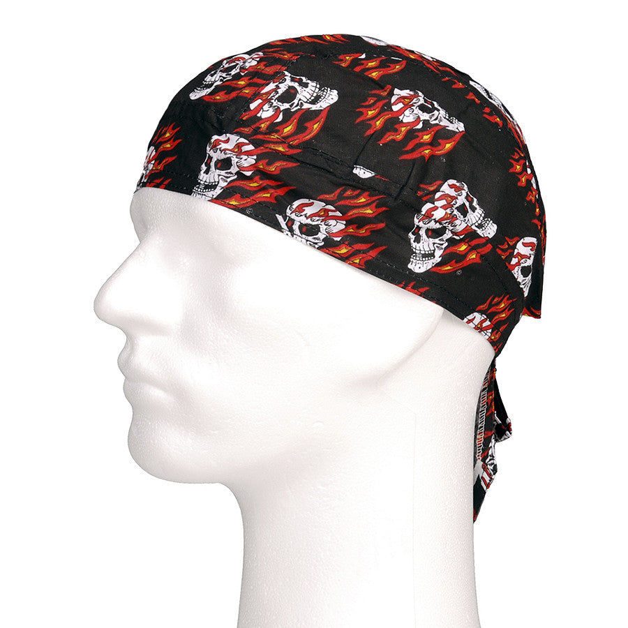 Bandana Flaming Skull #158 - Protecție și Atitudine Fără Compromis