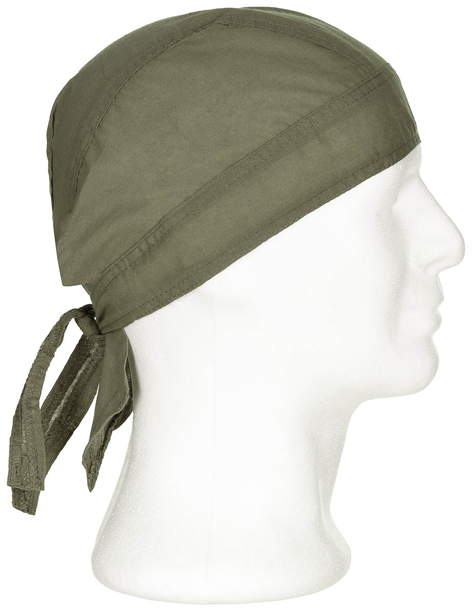 Bandană Headwrap Clasic Oliv MFH - 100% Bumbac, Mărime Unică