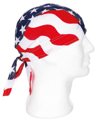 Bandană Headwrap Drapel SUA MFH - 100% Bumbac, Mărime Universală