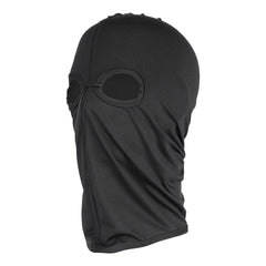 Bandana Helm Bivak 2 Găuri Stretch Negru - Protecție Totală și Confort