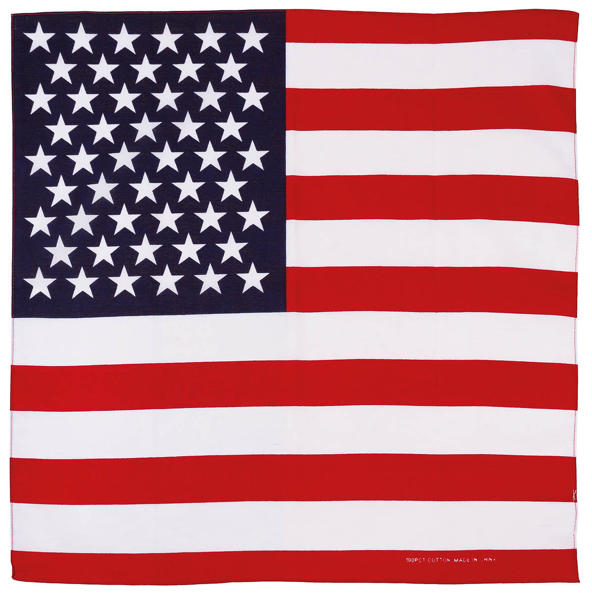 Bandana Imprimeu Drapel SUA MFH - Bumbac, 55x55 cm