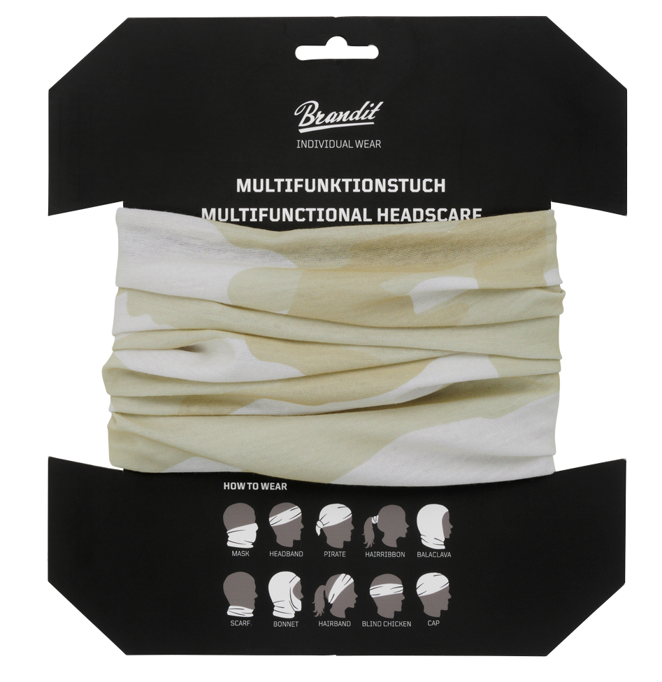 Bandana Multi Function Headgear Sandstorm Brandit - Versatilitate Tactică
