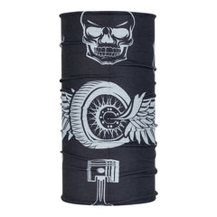 Bandana Multifuncțional Biker Coolmax Negru - Protecție Adaptabilă și Uscată