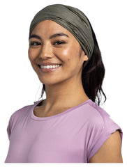 Bandană Multifuncțională Coolnet UV Solid Khaki Buff - Protecție Solară UPF 50