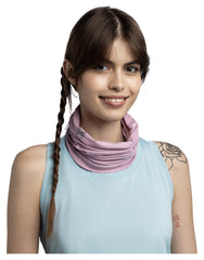 Bandană multifuncțională Coolnet UV Solid Orchid Buff - Protecție UV, Răcorire