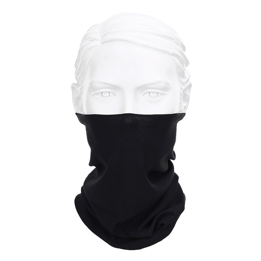 Bandana Multifuncțională Face Wrap Negru - Versatilitate Tactică Maximă