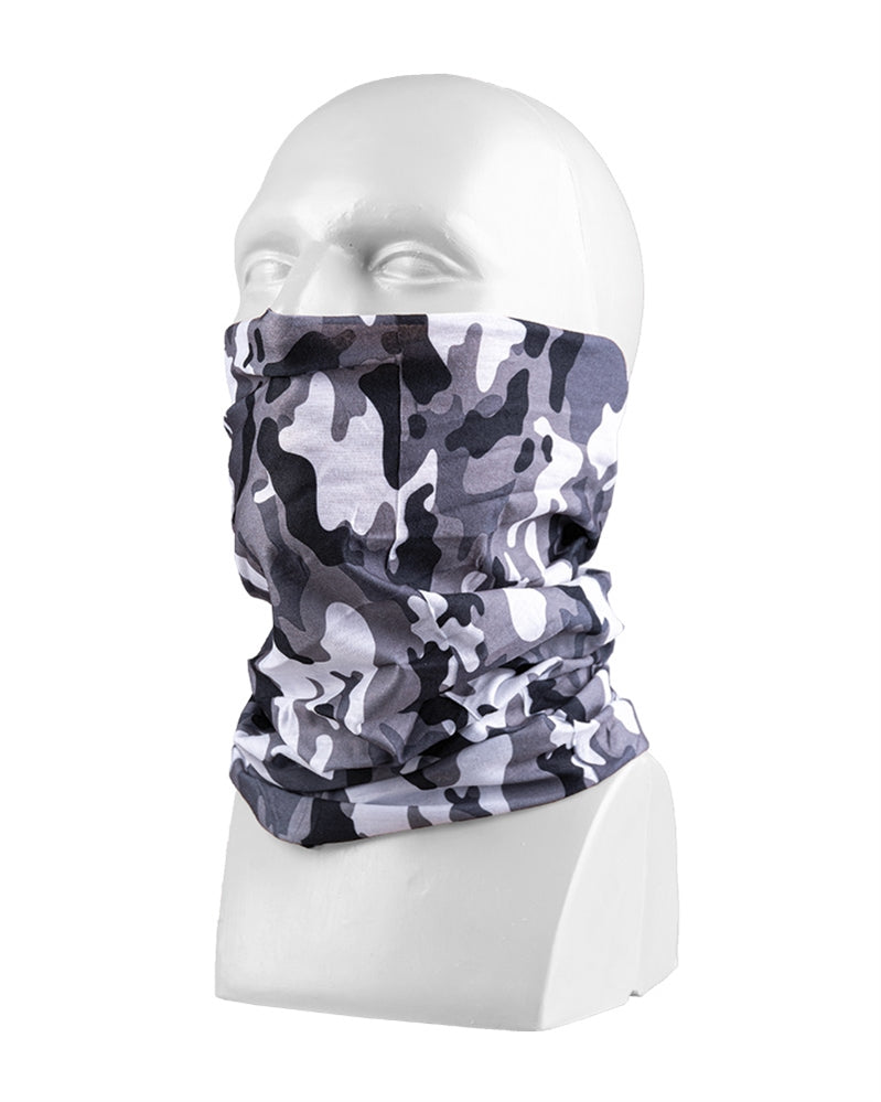 Bandană Multifuncțională Mil-Tec – 100% Poliester, 50 x 24 cm, Camuflaj Urban