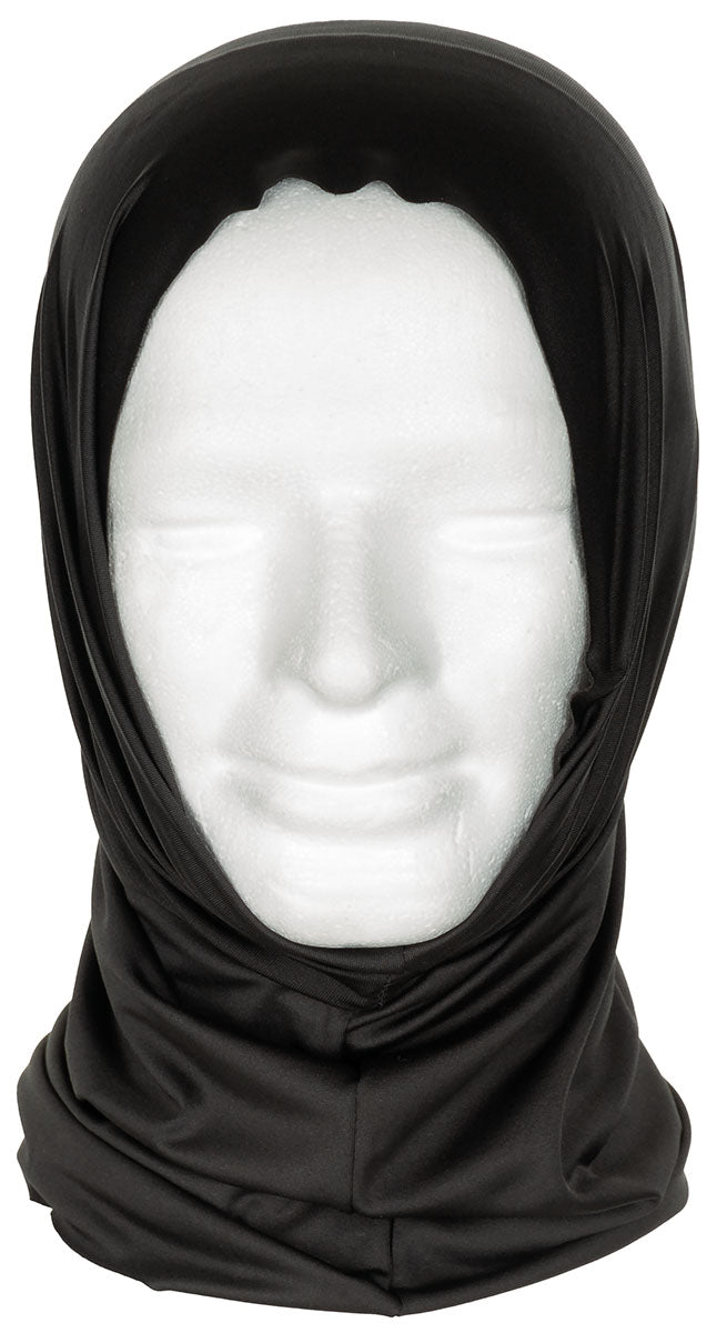 Bandană Multifuncțională Negru MFH - One Size, 100% Poliester