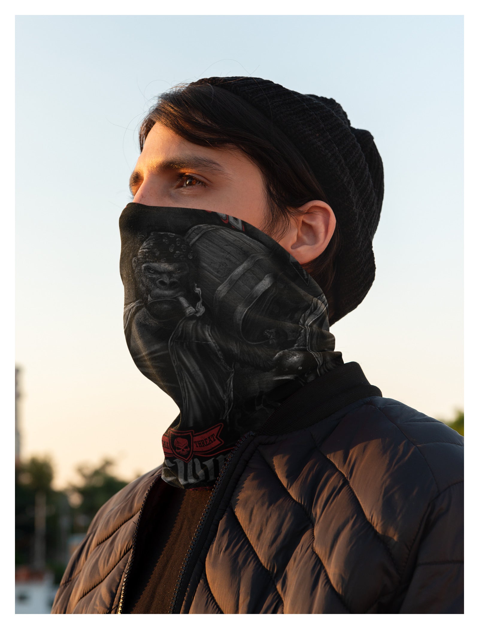 Bandană Multifuncțională Powerhouse Gorilla Louis - Protecție Vreme