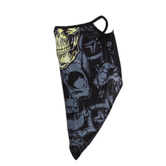 Bandană Multifuncțională Skull Galben 10 - Protecție & Confort Superior