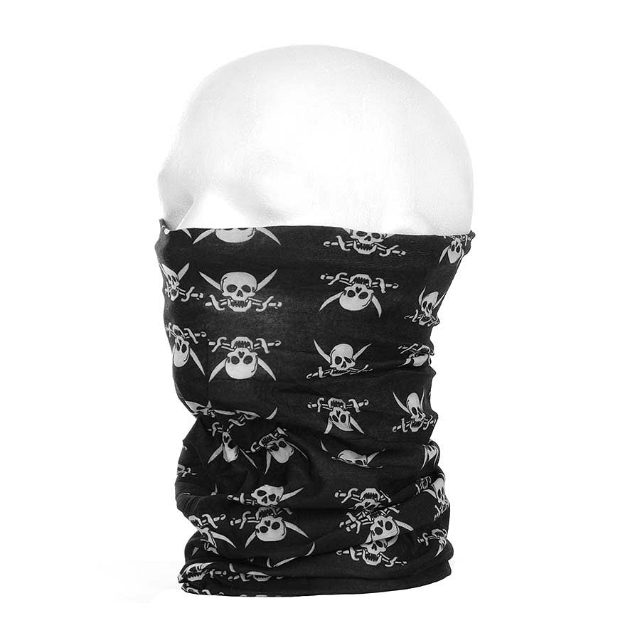 Bandana Multifuncțională Wrap Skull Negru - Identitate Neînfricată