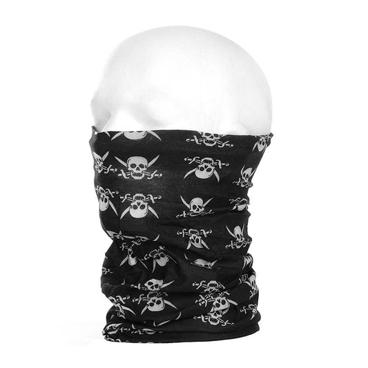 Bandana Multifuncțională Wrap Skull Negru - Identitate Neînfricată