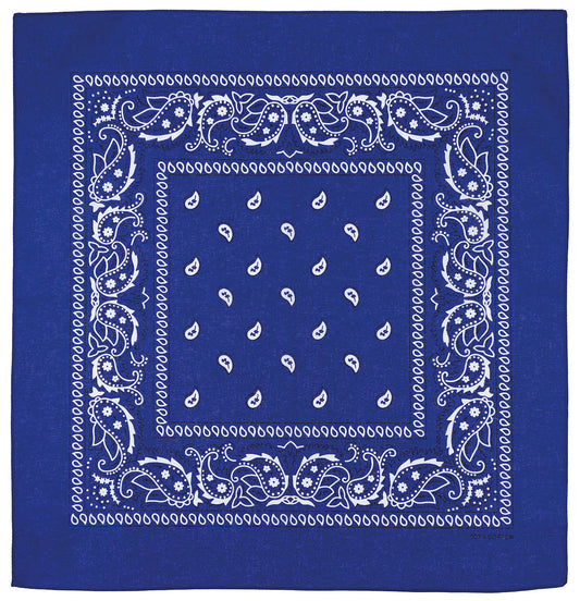 Bandană Paisley Albastru MFH - 100% Bumbac, 55x55 cm
