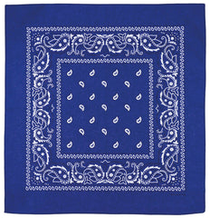 Bandană Paisley Albastru MFH - 100% Bumbac, 55x55 cm