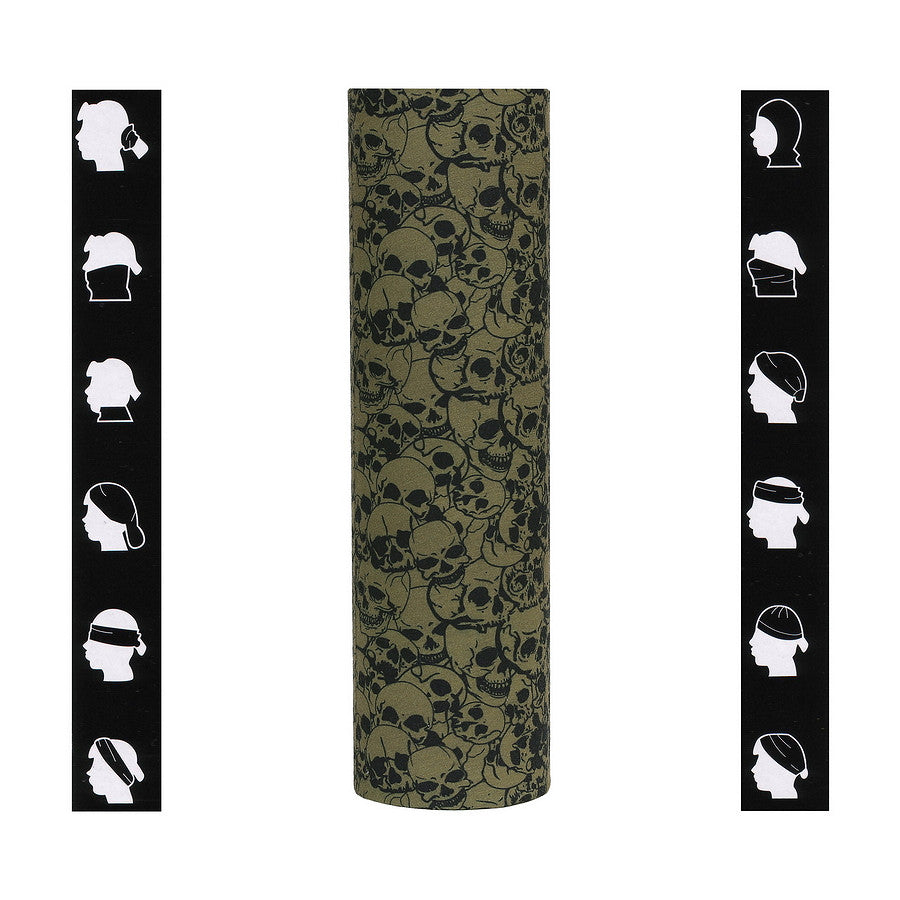 Bandană Tactica Tactical wrap met skull Verde - Rămâi uscat și concentrat