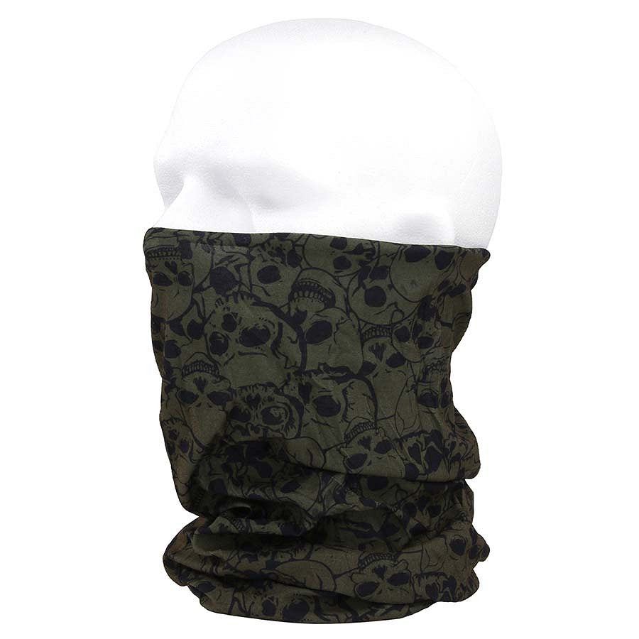 Bandană Tactica Tactical wrap met skull Verde - Rămâi uscat și concentrat